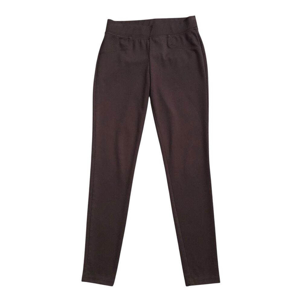 Simply Vera Vera Wang Pants Womens Small Brown Ponte Stretch Pull On Skinny